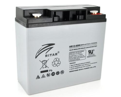 Батарея до ДБЖ Ritar HR1288W, 12V-22.0Ah (HR1288W)