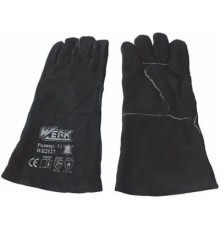 Захисні рукавиці Werk замшеві (чорні) з підвіскою (68084)
