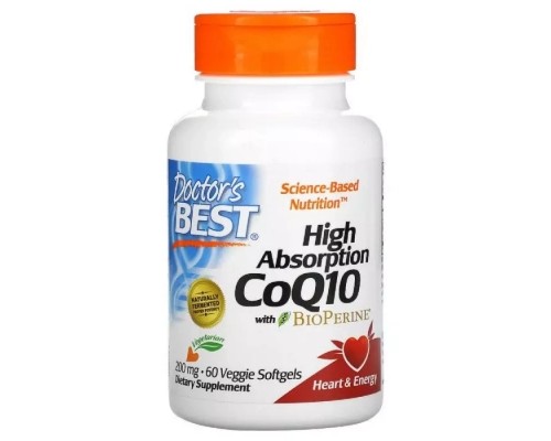 Антиоксидант Doctor's Best Коензим Q10 Високої абсорбацию 200мг, BioPerine, 60 желатино (DRB-00412) Антиоксидант Doctor's Best Коензим Q10 Високої абсорбацию 200мг, BioPerine, 60 желатино (DRB-00412)