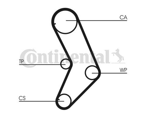 Ремінь ГРМ CONTITECH CT999