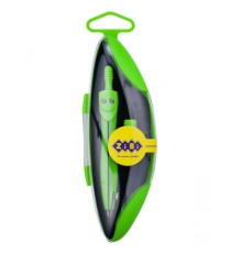 Циркуль ZiBi NEON START, у тв. футляр, зап.грифель, салатовий, KIDS Line (ZB.5323NS-15)