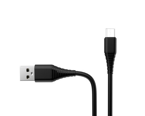 Зарядний пристрій ColorWay 1USB Quick Charge 3.0 (18W) black + cable micro USB (CW-CHS013QCM-BK)
