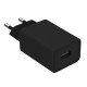 Зарядний пристрій ColorWay 1USB Quick Charge 3.0 (18W) black + cable micro USB (CW-CHS013QCM-BK)