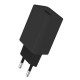 Зарядний пристрій ColorWay 1USB Quick Charge 3.0 (18W) black + cable micro USB (CW-CHS013QCM-BK)