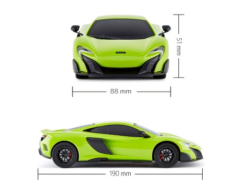 Радіокерована іграшка KS Drive Mclaren 675LT (1:24, 2.4Ghz, зелений) (124GMGR)