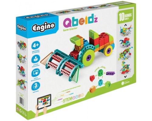 Конструктор Engino Qboidz Фермерський трактор з 10 бонусними (QB50)