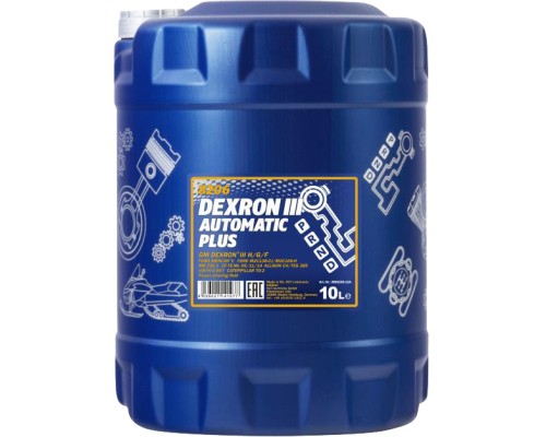 Трансмісійна олива Mannol DEXRON III AUTOMATIC PLUS 10л (MN8206-10)