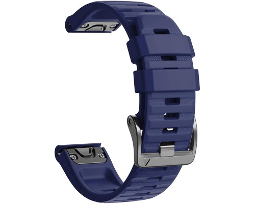 Ремінець до смарт-годинника Armorstandart Silicone 22mm для Garmin Fenix 5/6 Dark Blue (ARM60807)