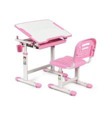 Парта зі стільцем Evo-kids Evo-06 Pink