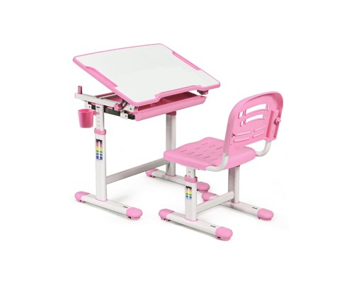 Парта зі стільцем Evo-kids Evo-06 Pink