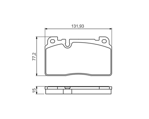 Гальмівні колодки Bosch 0 986 494 702