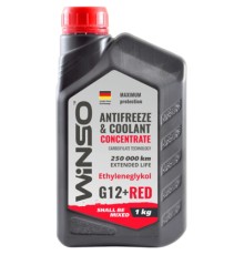 Антифриз WINSO COOLANT CONCENTRATE WINSO RED G 12+ концентрат 1kg (881000)