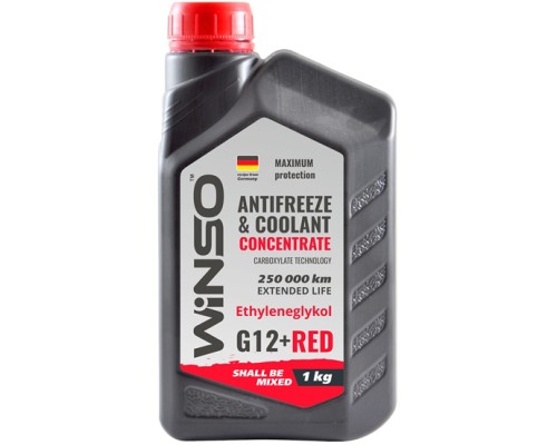 Антифриз WINSO COOLANT CONCENTRATE WINSO RED G 12+ концентрат 1kg (881000) 