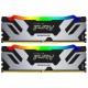 Модуль пам'яті для комп'ютера DDR5 32GB (2x16GB) 6400 MHz Renegade Silver RGB Kingston Fury (ex.HyperX) (KF564C32RSAK2-32)