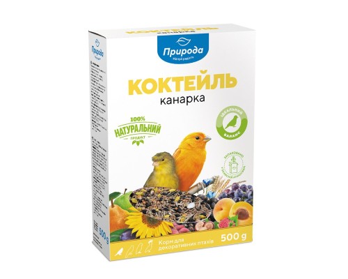 Корм для птахів Природа Коктейль «Канарка» 500 г (4820157400326)