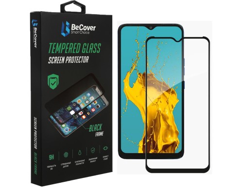 Скло захисне BeCover Tecno Spark Go 2022 (KG5m) Black (708165)
