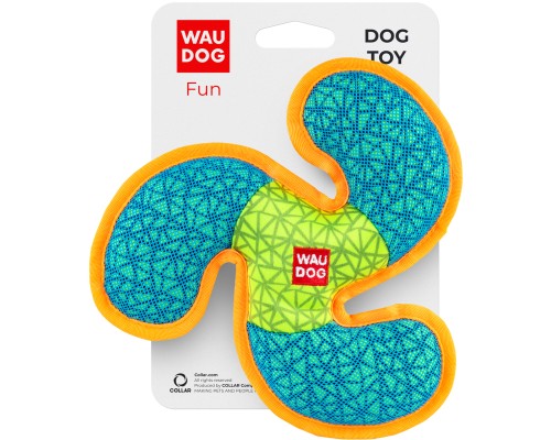 Іграшка для собак WAUDOG Fun Пропелер 21х21 см блакитна (62062)