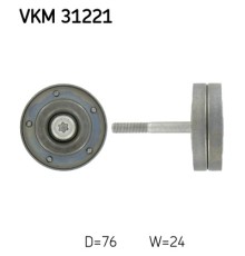 Ролик натягувача ременя SKF VKM 31221