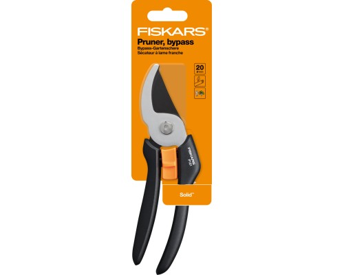 Секатор Fiskars Solid P121, 25.5 см, 141гр (1057160)
