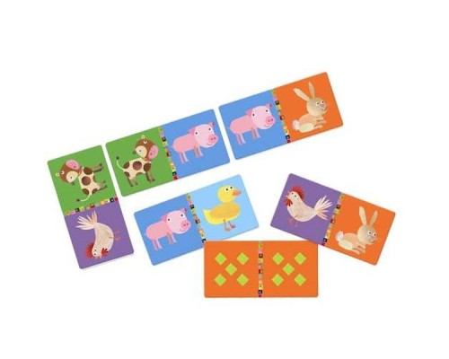 Настільна гра Djeco Дитяче доміно. Ферма (DJ08158)