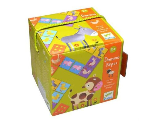 Настільна гра Djeco Дитяче доміно. Ферма (DJ08158)