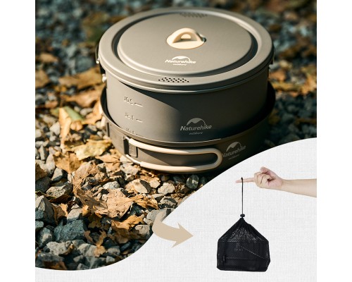 Набір туристичного посуду Naturehike CNH22CJ002 (6927595799406) Набір туристичного посуду Naturehike CNH22CJ002 (6927595799406)