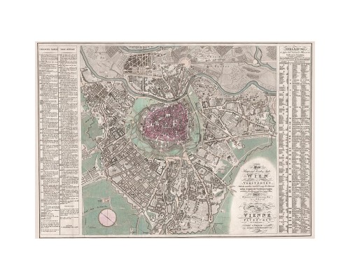 Пазл Piatnik Мапа Відня 1824 року, 1000 елементів (PT-559440)