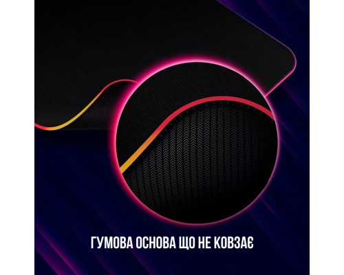 Килимок для мишки Lorgar Steller 919 RGB USB Black (LRG-GMP919)
