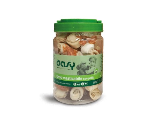 Ласощі для собак OASY Chewy Bone курка -S- 350 г (8053017343662)