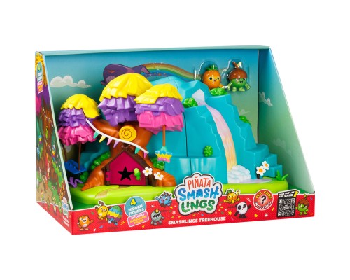 Ігровий набір Pinata Smashlings Будинок на дереві (будинок на дереві, 6 фігурок, аксесуари) (SL9000)