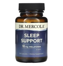 Амінокислота Dr. Mercola Підтримка сну з Мелатоніном, 10 мг, Sleep Support, 30 капсул (MCL-21045)