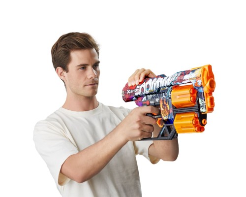 Іграшкова зброя Zuru X-Shot Швидкострільний бластер Skins Dread Boom (12 патронів) (36517A)