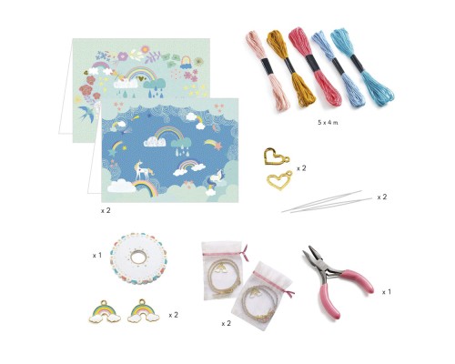 Набір для творчості Djeco Веселка Куміхімо виготовлення браслетів дружби (DJ00014)