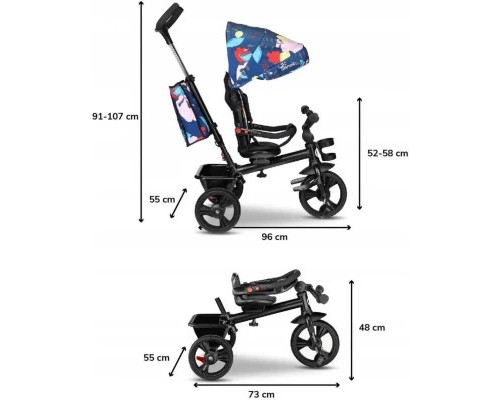 Дитячий велосипед Lionelo Haari Blue Navy (LO-HAARI BLUE NAVY)