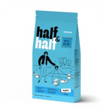 Сухий корм для собак Half&Half для цуценят усіх порід з яловичиною 12 кг (4820261920710)