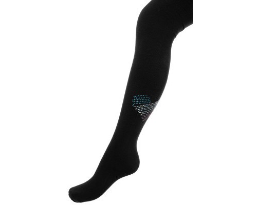 Колготки дитячі BNM з серцем зі страз (M0C0302-2032-5G-black)