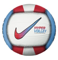 М'яч волейбольний Nike Hypervolley 18P білий, блакитний, червоний Уні 5 N.100.0701.982.05 (887791358387)