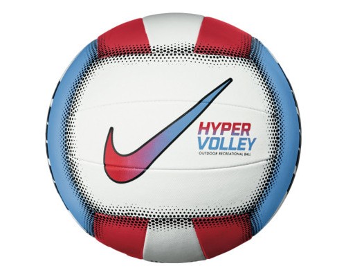 М'яч волейбольний Nike Hypervolley 18P білий, блакитний, червоний Уні 5 N.100.0701.982.05 (887791358387)