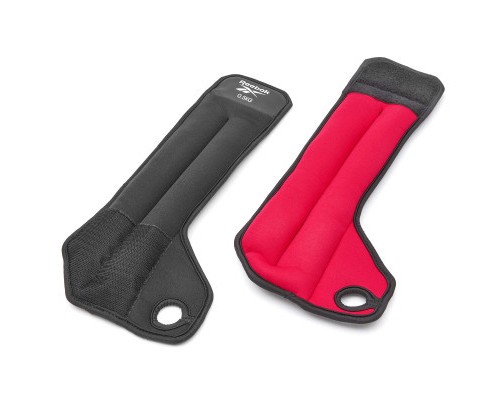 Обважнювач Reebok Wrist Weights чорний, червоний RAWT-11210 0.5 кг (885652020534)