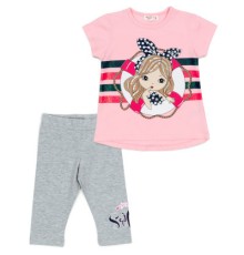 Набір дитячого одягу Breeze з дівчинкою (16843-110G-pink)