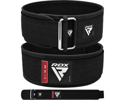 Атлетичний пояс RDX RX1 Weight Lifting Belt Black L (WBS-RX1B-L)