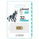 USB флеш накопичувач Wibrand 32GB lynx Gold USB 2.0 (WI2.0/LY32M2G) 