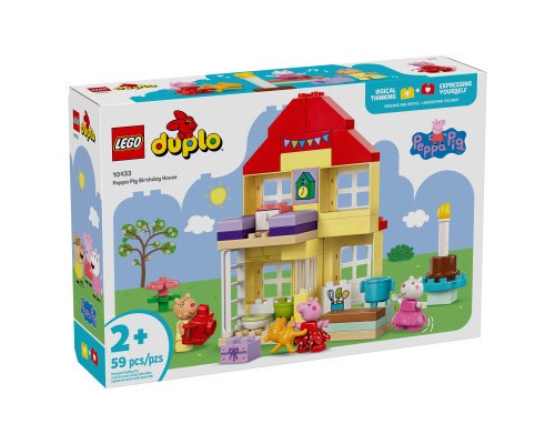 Конструктор LEGO DUPLO Peppa Pig Святковий будинок Пеппи (10433)