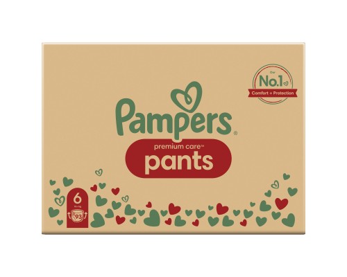 Підгузки Pampers трусики Pants Giant Розмір 6 (14-19 кг) 93 шт (8006540491010)