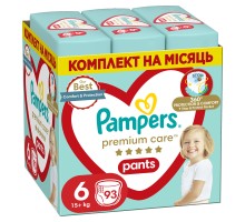 Підгузки Pampers трусики Pants Giant Розмір 6 (14-19 кг) 93 шт (8006540491010)