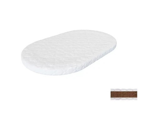 Матрац для дитячого ліжечка Ingvart Smart Bed Round кокос, 72х120 см (2100023000006)