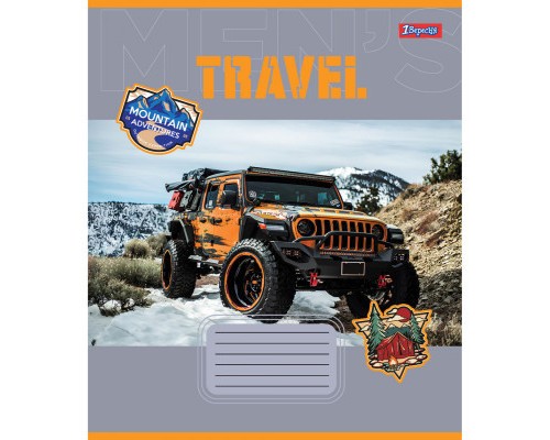 Зошит 1 вересня 1В Mens hobby 36 аркушів клітинка (767327)