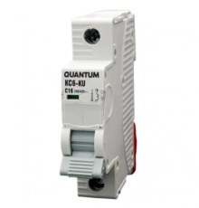 Автоматичний вимикач Quantum 1п С 10А MCB 6kA (2605 / KC6-K/ C/1P/10A-6k)