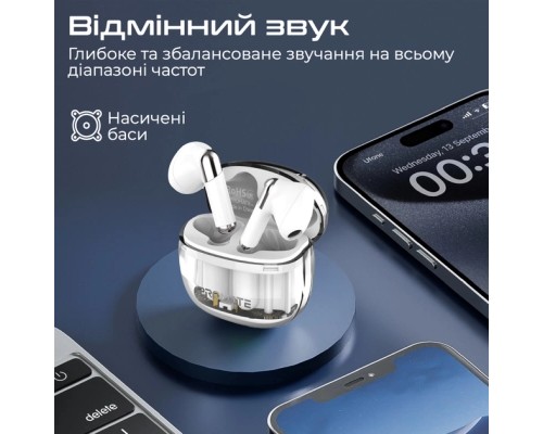 Навушники Promate TransPods White (transpods.white)