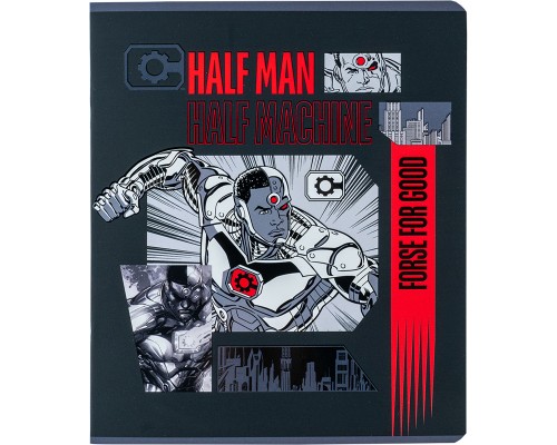 Зошит Kite DC Comics 24 аркушів, клітинка (DC24-238)